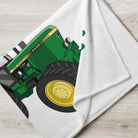 The Tractor Mugs Store John Deere 4440 4WD  | Throw Blanket Quality Farmers Merch