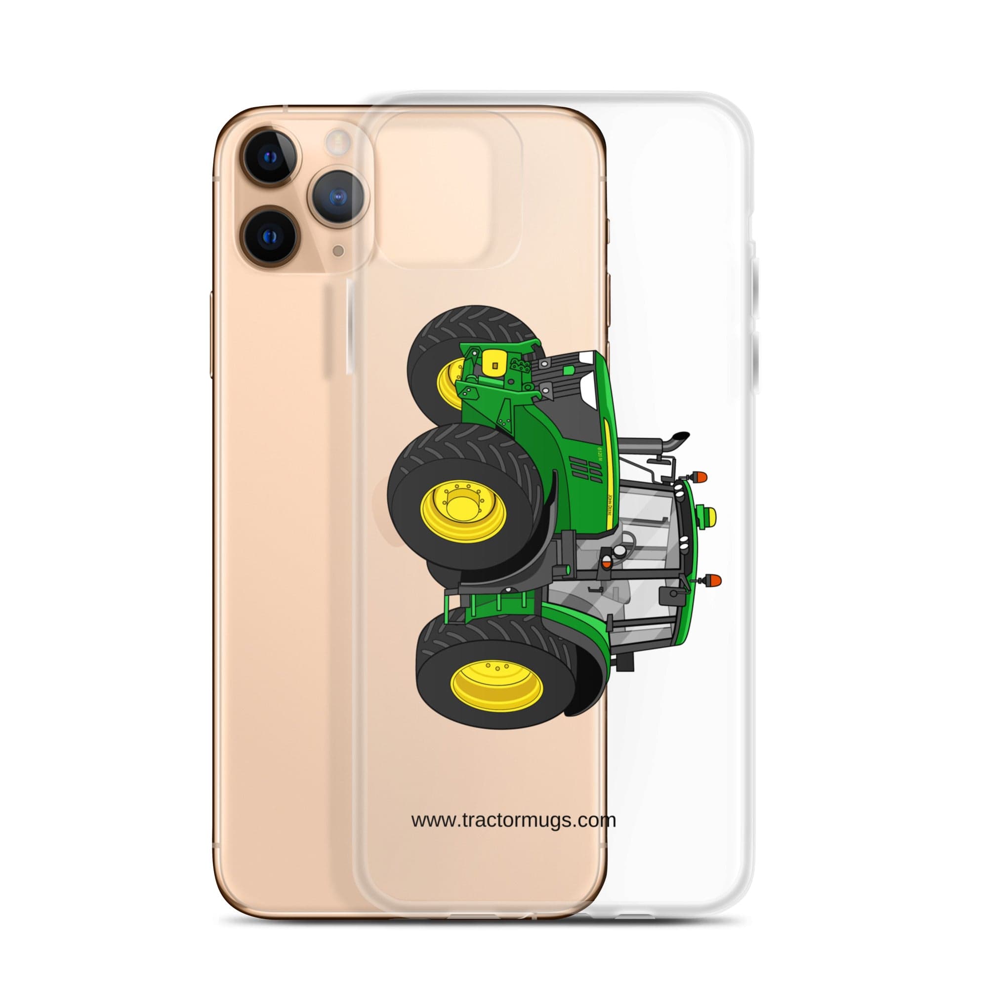 The Tractor Mugs Store John Deere 6120 M | Clear Case for iPhone® Quality Farmers Merch