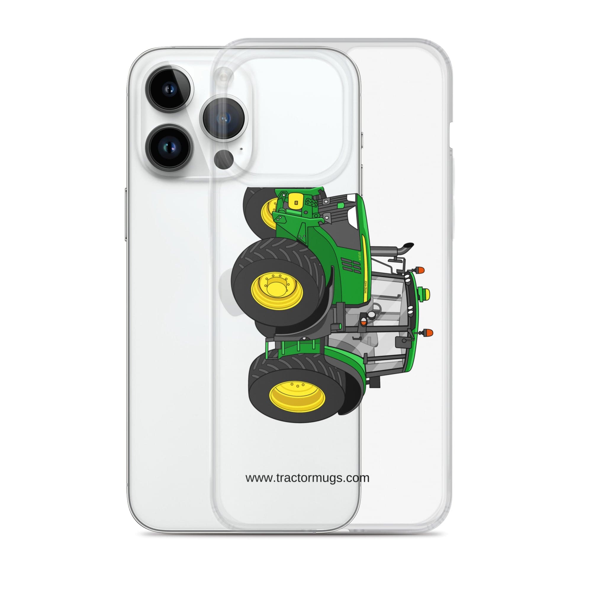 The Tractor Mugs Store John Deere 6120 M | Clear Case for iPhone® Quality Farmers Merch