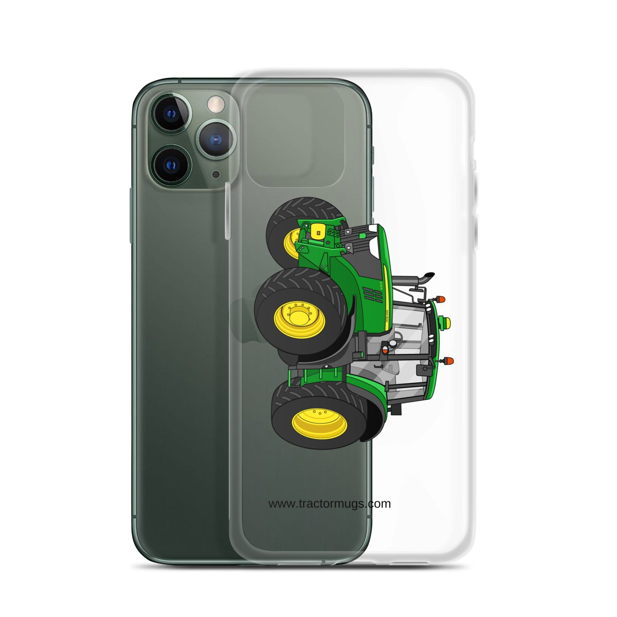 The Tractor Mugs Store John Deere 6120 M | Clear Case for iPhone® Quality Farmers Merch