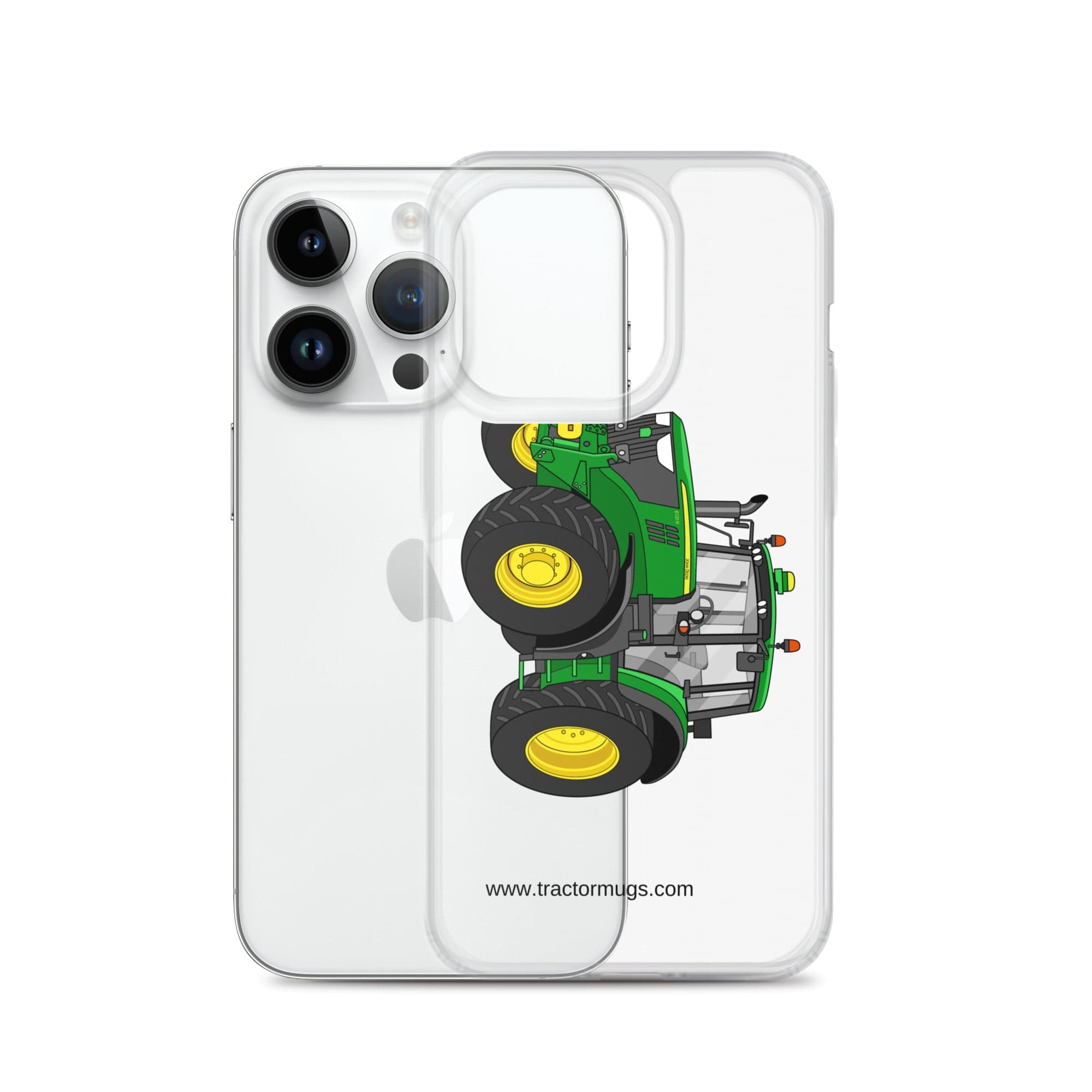 The Tractor Mugs Store John Deere 6120 M | Clear Case for iPhone® Quality Farmers Merch