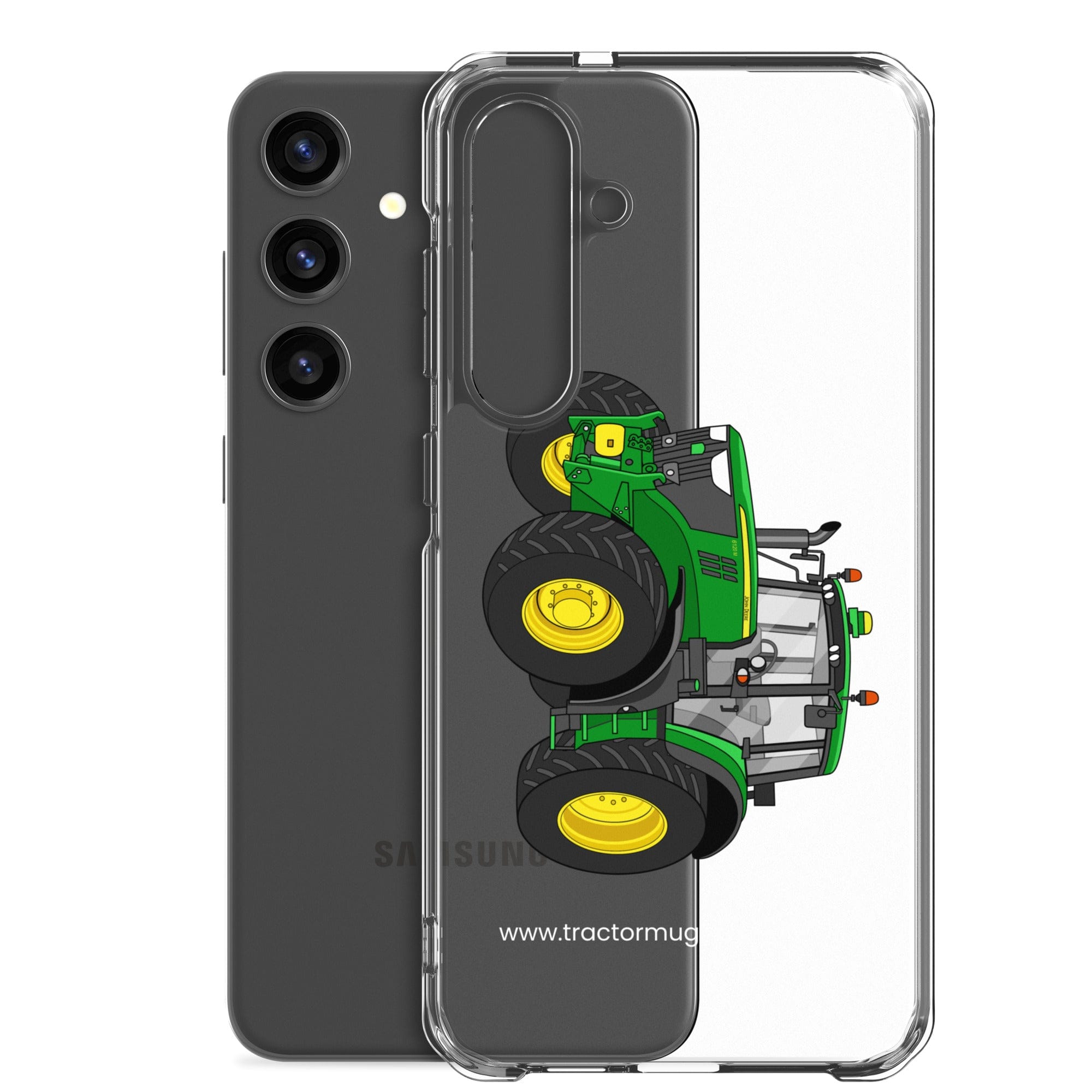 The Tractor Mugs Store John Deere 6120 M | Clear Case for Samsung® Quality Farmers Merch