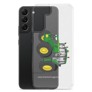 The Tractor Mugs Store John Deere 6120 M | Clear Case for Samsung® Quality Farmers Merch
