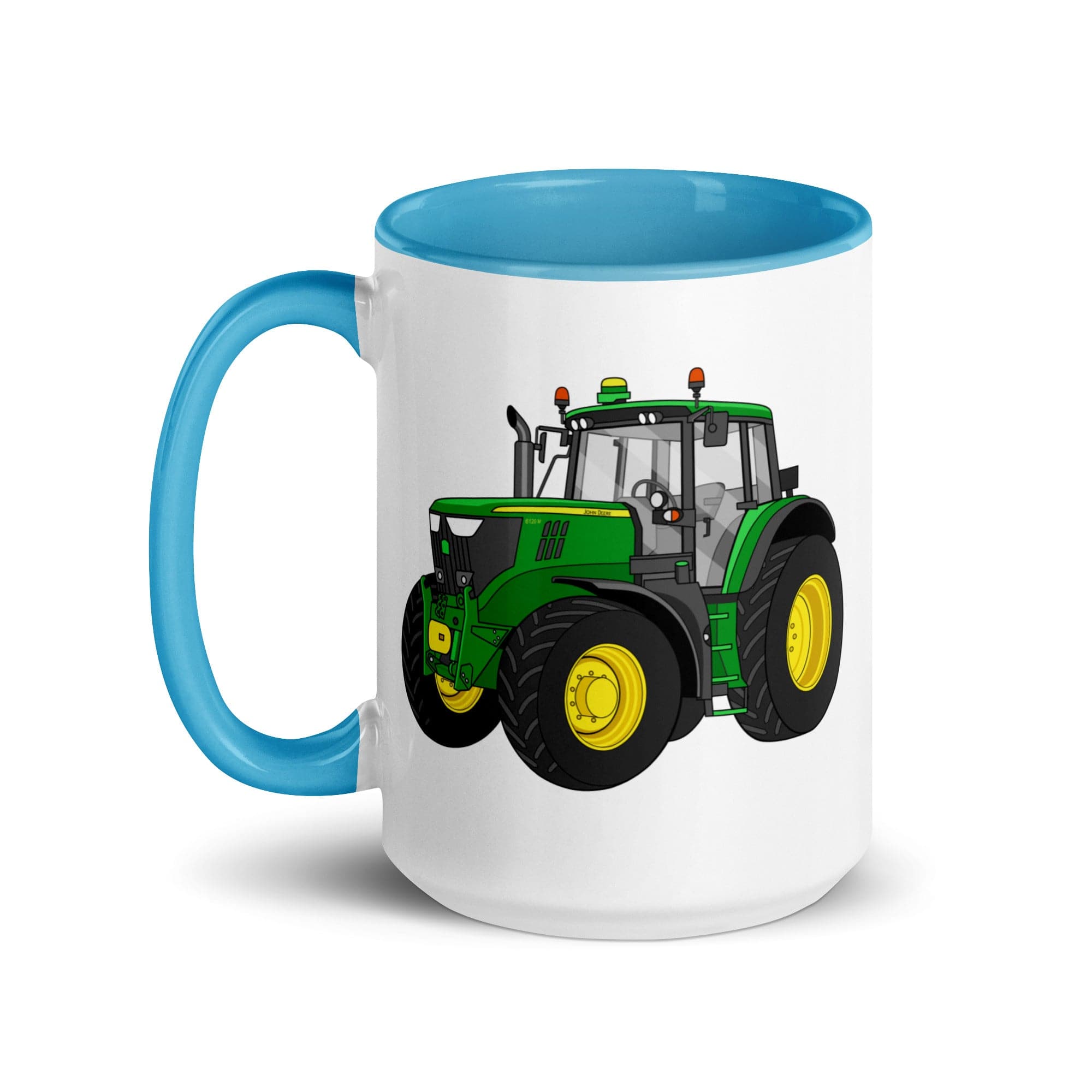 The Tractor Mugs Store John Deere 6120 M | Mug with Color Inside Quality Farmers Merch