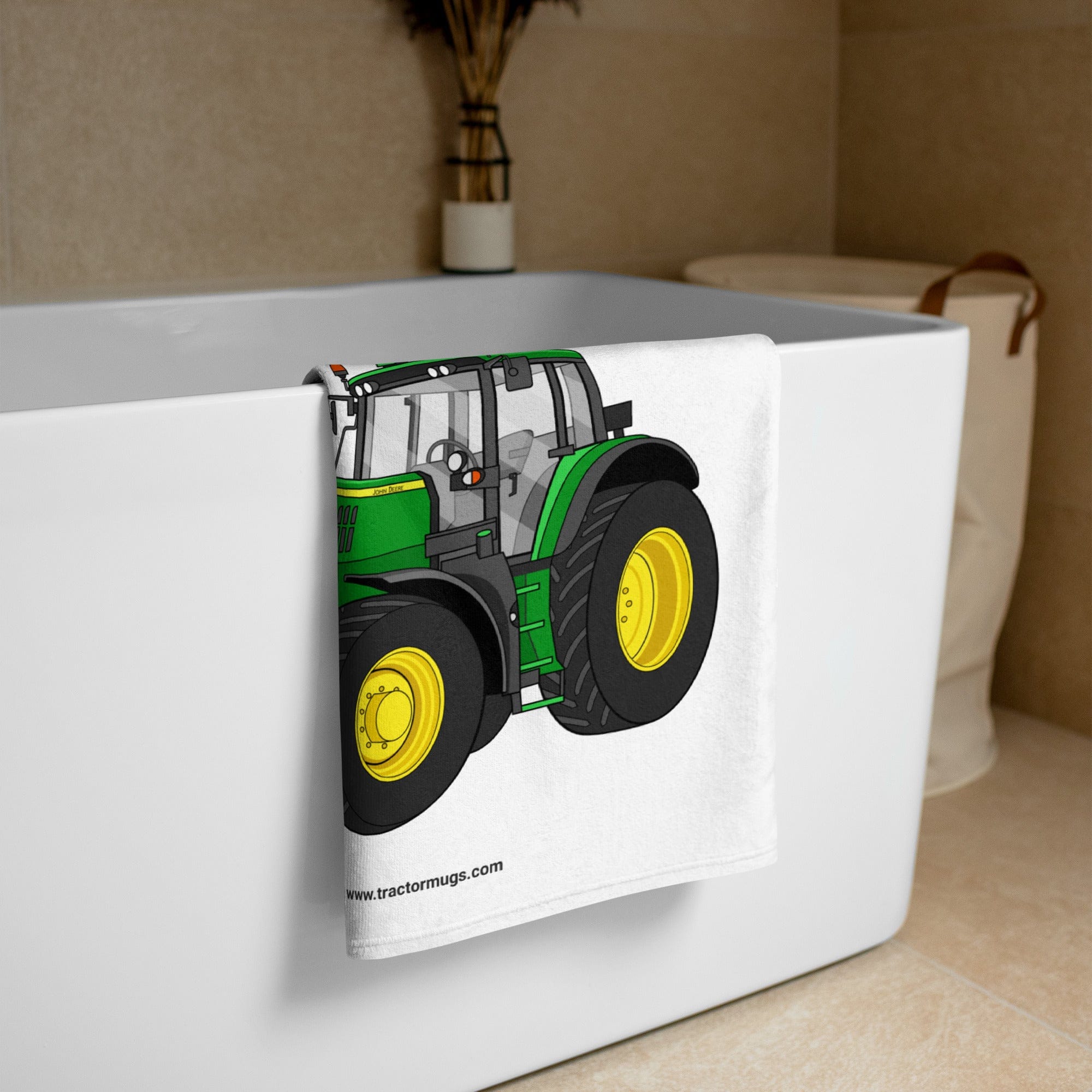 The Tractor Mugs Store John Deere 6120 M | Towel Quality Farmers Merch