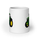The Tractor Mugs Store John Deere 6120 M | White glossy mug Quality Farmers Merch