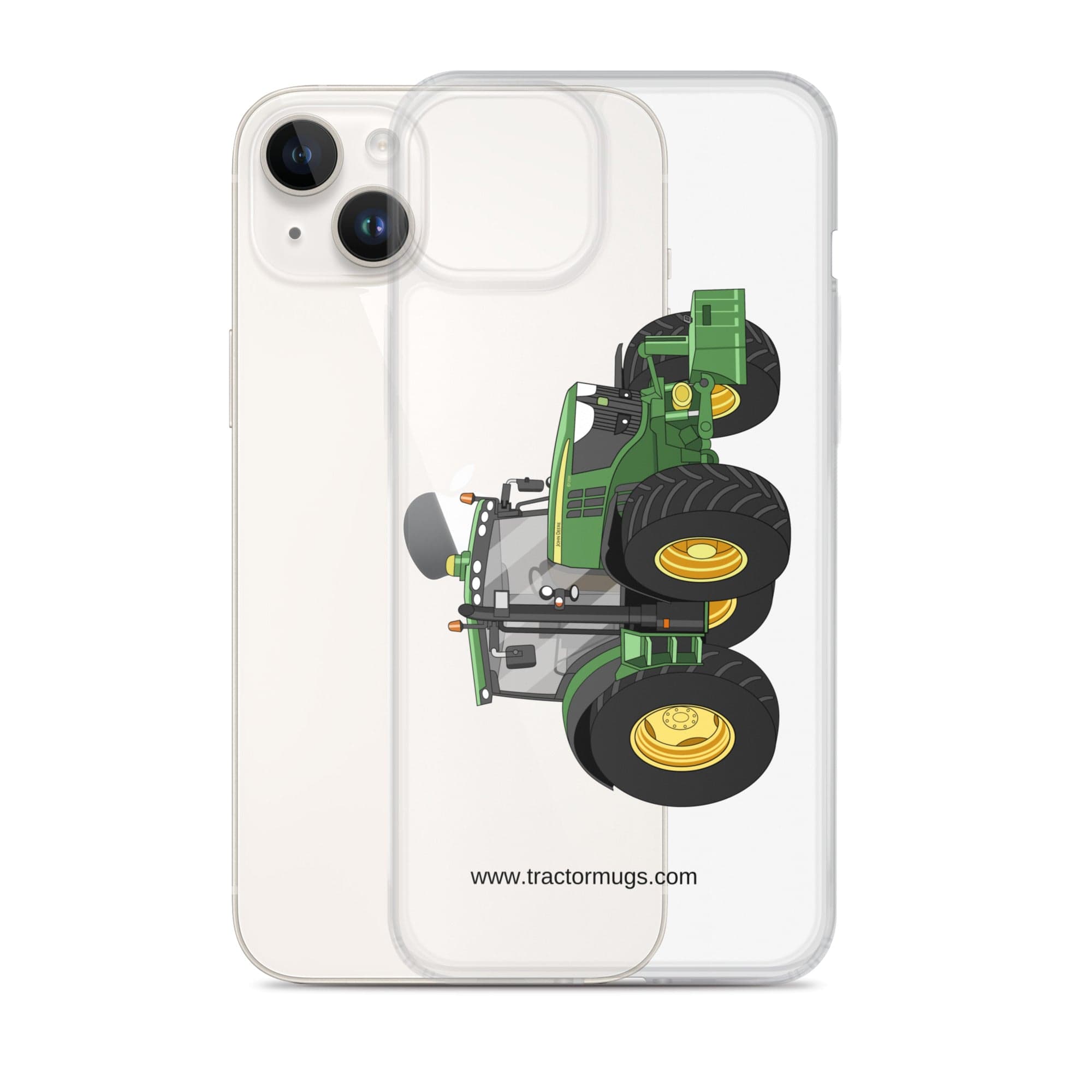 The Tractor Mugs Store John Deere 6125 R | Clear Case for iPhone® Quality Farmers Merch