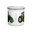 The Tractor Mugs Store John Deere 6125 R | Enamel Mug Quality Farmers Merch