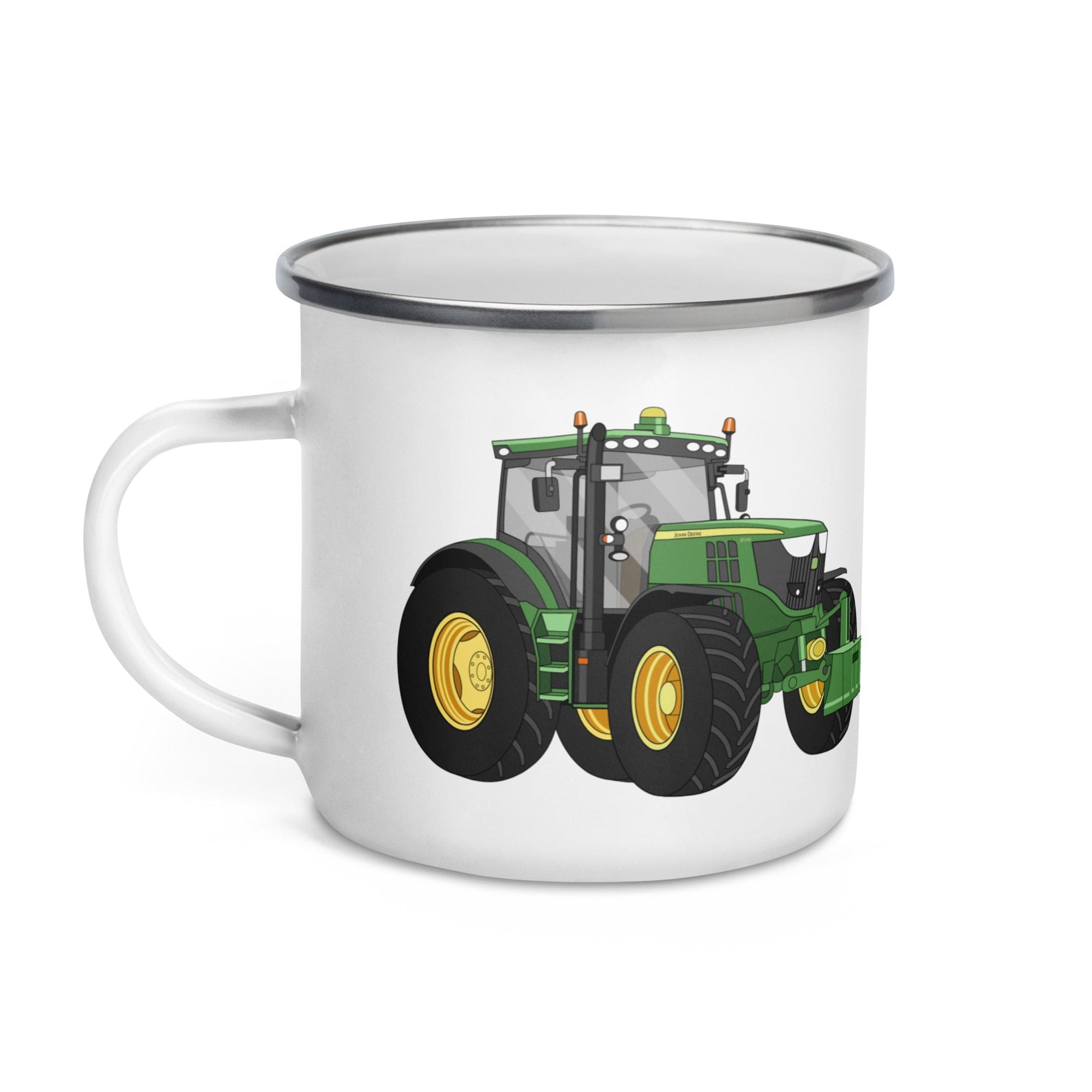 The Tractor Mugs Store John Deere 6125 R | Enamel Mug Quality Farmers Merch