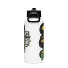 The Tractor Mugs Store John Deere 6125 R | Stainless steel water bottle with a straw lid Quality Farmers Merch