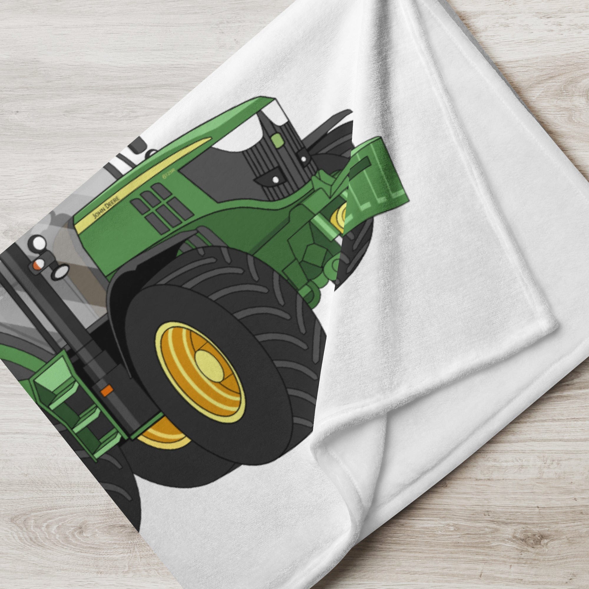 The Tractor Mugs Store John Deere 6125 R | Throw Blanket Quality Farmers Merch