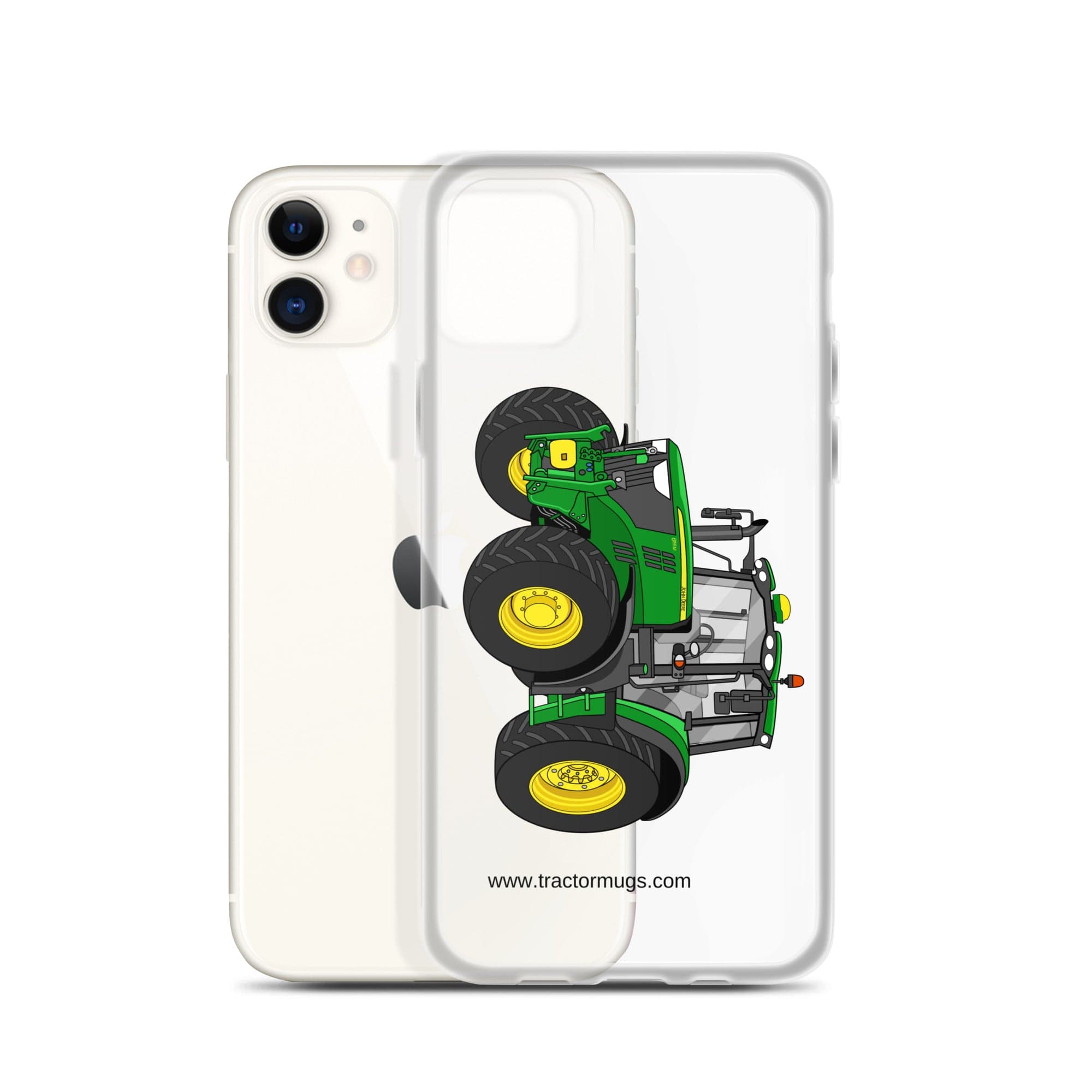 The Tractor Mugs Store John Deere 6155 M | Clear Case for iPhone® Quality Farmers Merch
