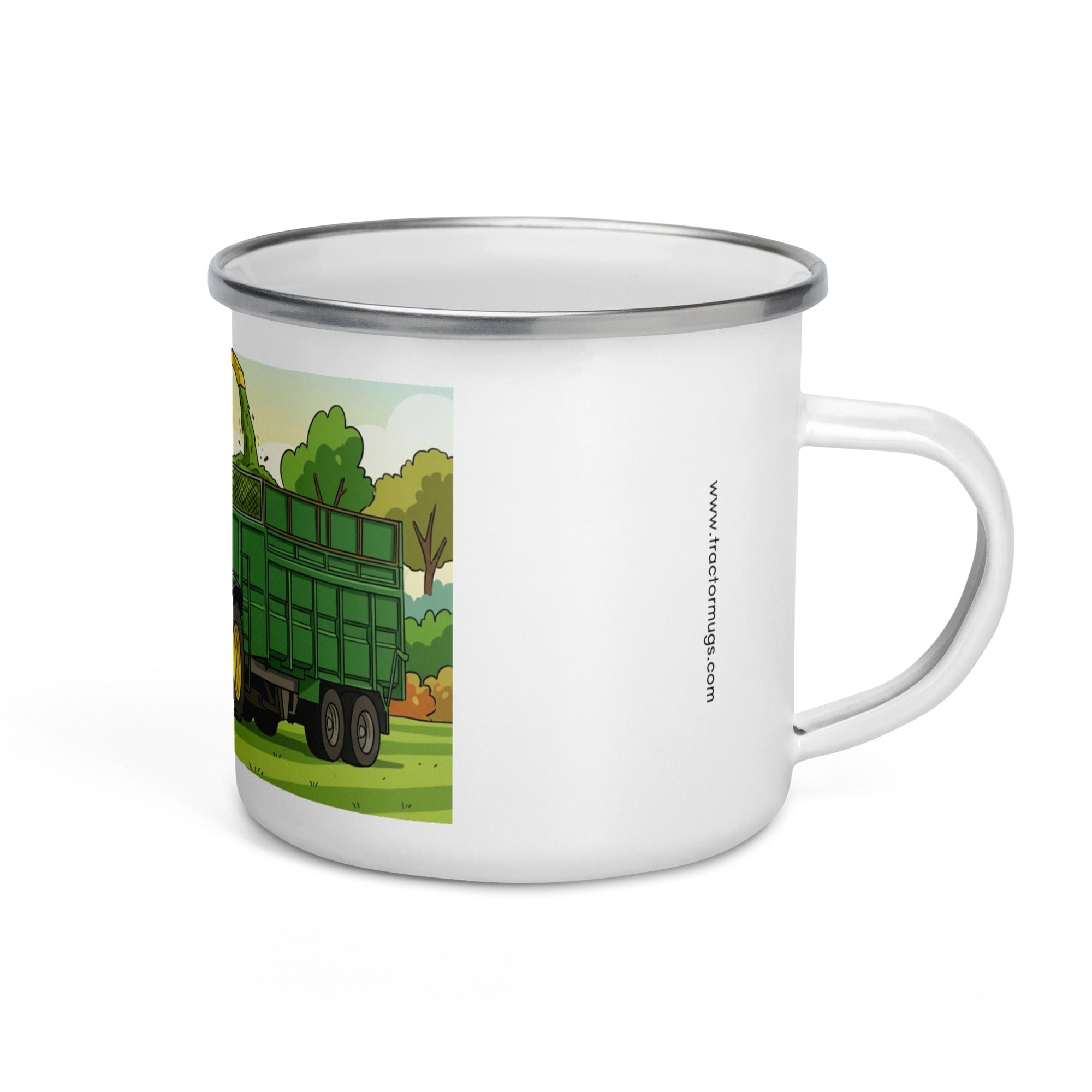 The Tractor Mugs Store John Deere 6610 Silage Man | Enamel Mug Quality Farmers Merch