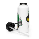 The Tractor Mugs Store John Deere 6900  | Stainless steel water bottle with a straw lid Quality Farmers Merch