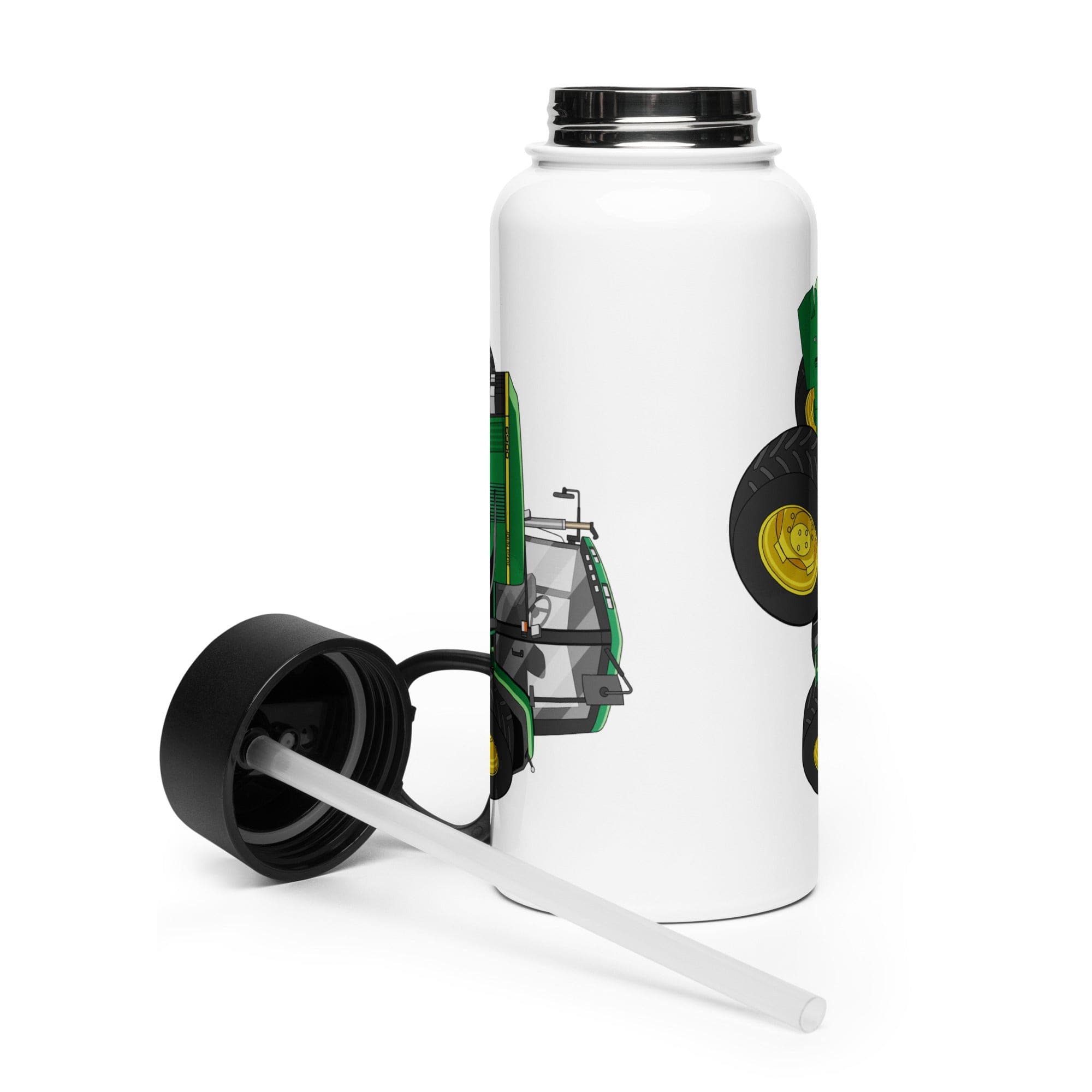 The Tractor Mugs Store John Deere 6900  | Stainless Steel Water Bottle Quality Farmers Merch