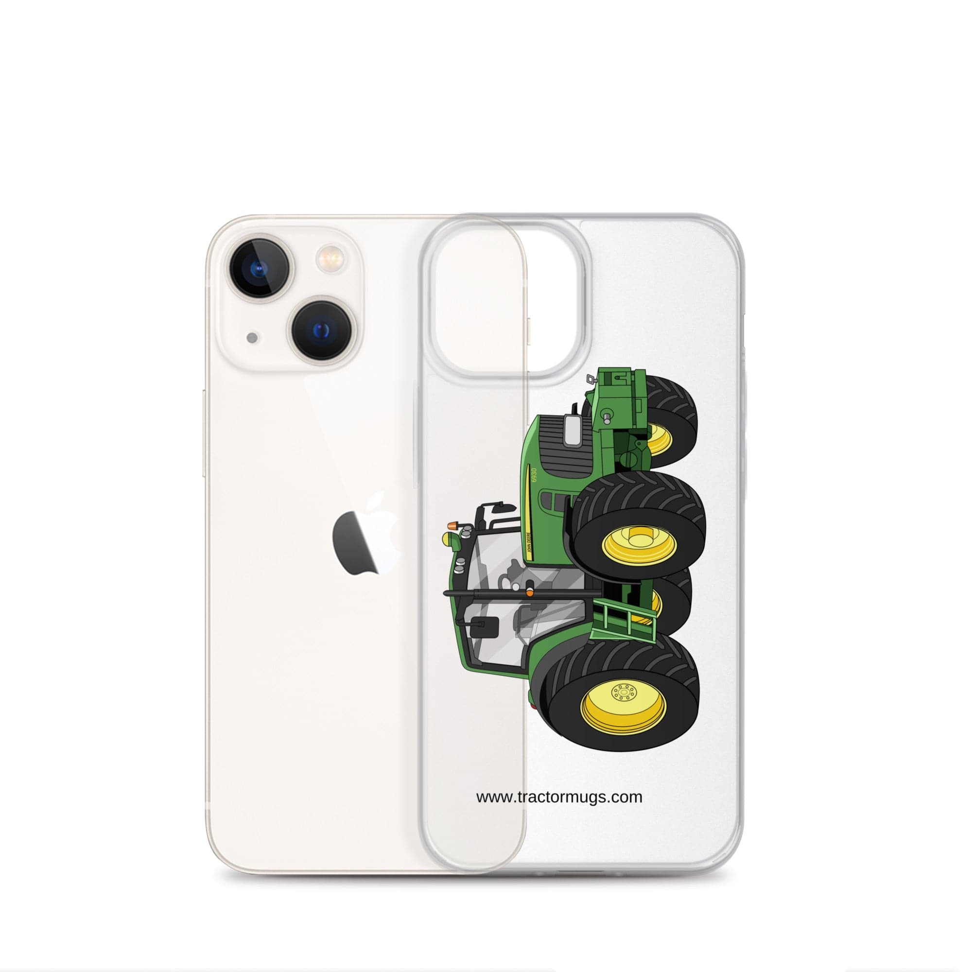 The Tractor Mugs Store John Deere 6930 Premium | Clear Case for iPhone® Quality Farmers Merch