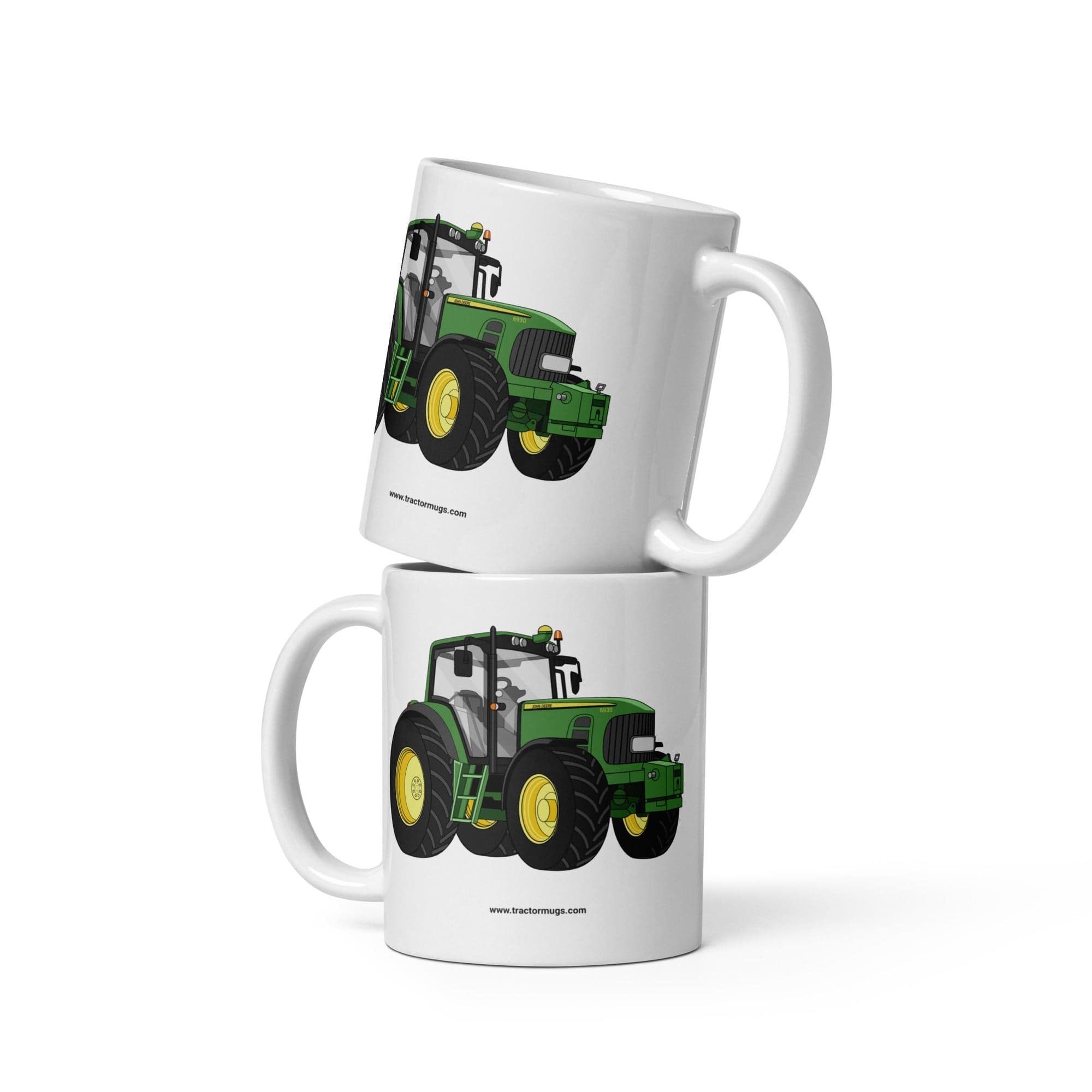 The Tractor Mugs Store John Deere 6930 Premium | White glossy mug Quality Farmers Merch