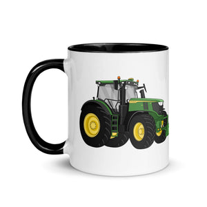 The Tractor Mugs Store John Deere 6R | Mug with Color Inside Quality Farmers Merch