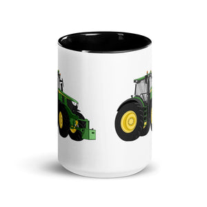 The Tractor Mugs Store John Deere 6R | Mug with Color Inside Quality Farmers Merch