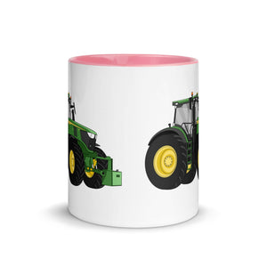 The Tractor Mugs Store John Deere 6R | Mug with Color Inside Quality Farmers Merch