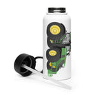 The Tractor Mugs Store John Deere 6R | Stainless steel water bottle with a straw lid Quality Farmers Merch