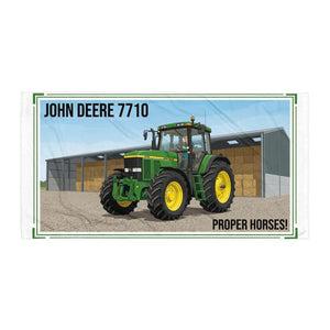 The Tractor Mugs Store John Deere 7710 PROPER HORSES! | Super Soft Towel Quality Farmers Merch