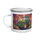 The Tractor Mugs Store John Deere 7810 | Art Deco Enamel Mug Quality Farmers Merch