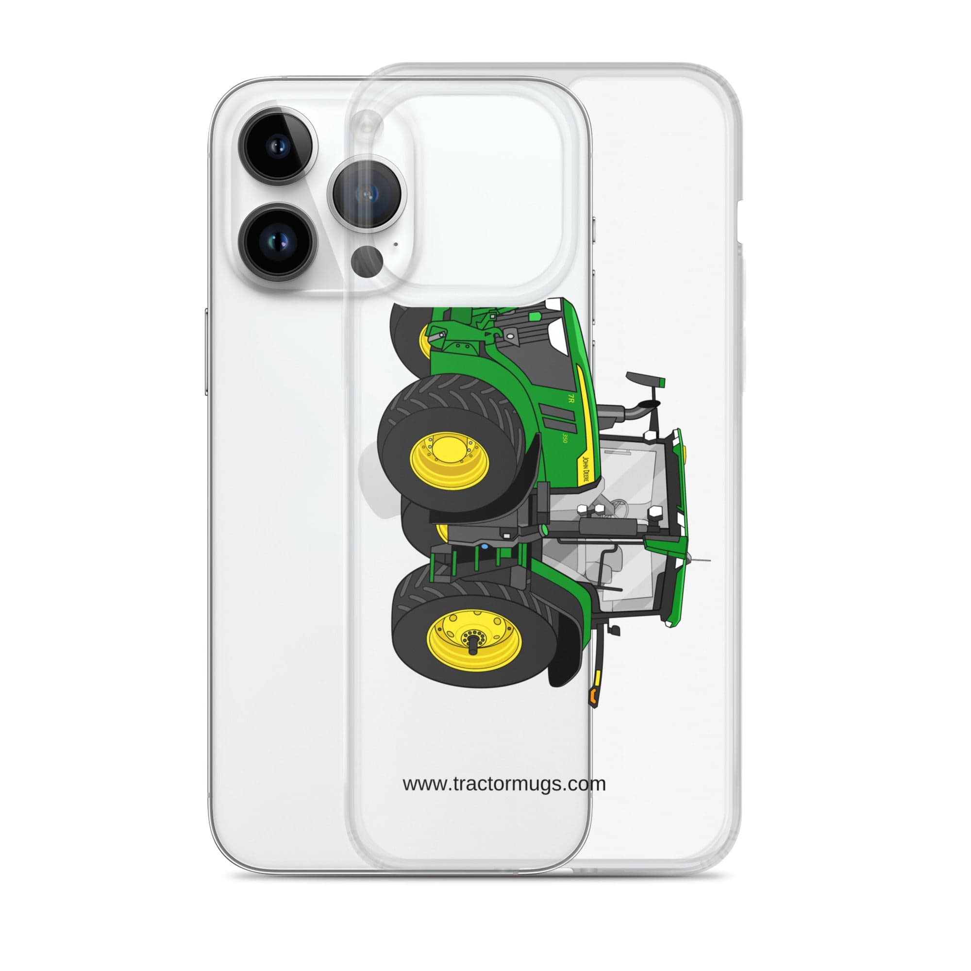 The Tractor Mugs Store John Deere 7R 350 Aut Power | Clear Case for iPhone® Quality Farmers Merch