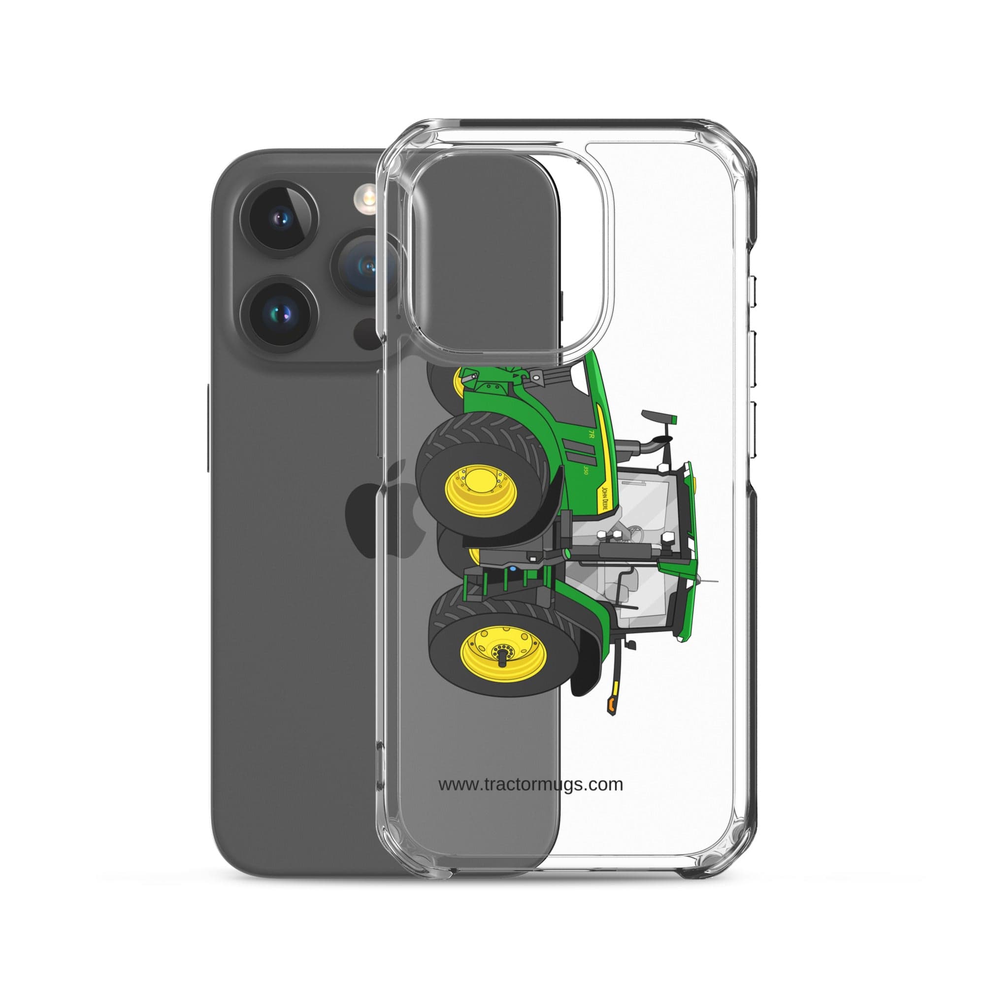 The Tractor Mugs Store John Deere 7R 350 Aut Power | Clear Case for iPhone® Quality Farmers Merch