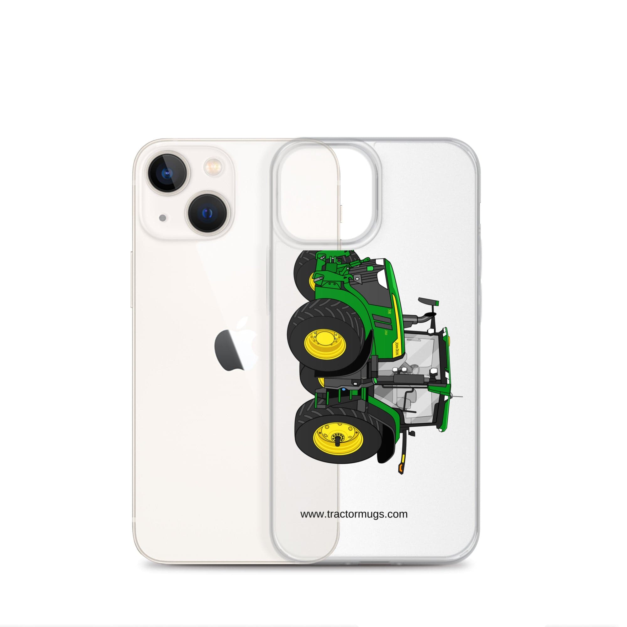 The Tractor Mugs Store John Deere 7R 350 Aut Power | Clear Case for iPhone® Quality Farmers Merch