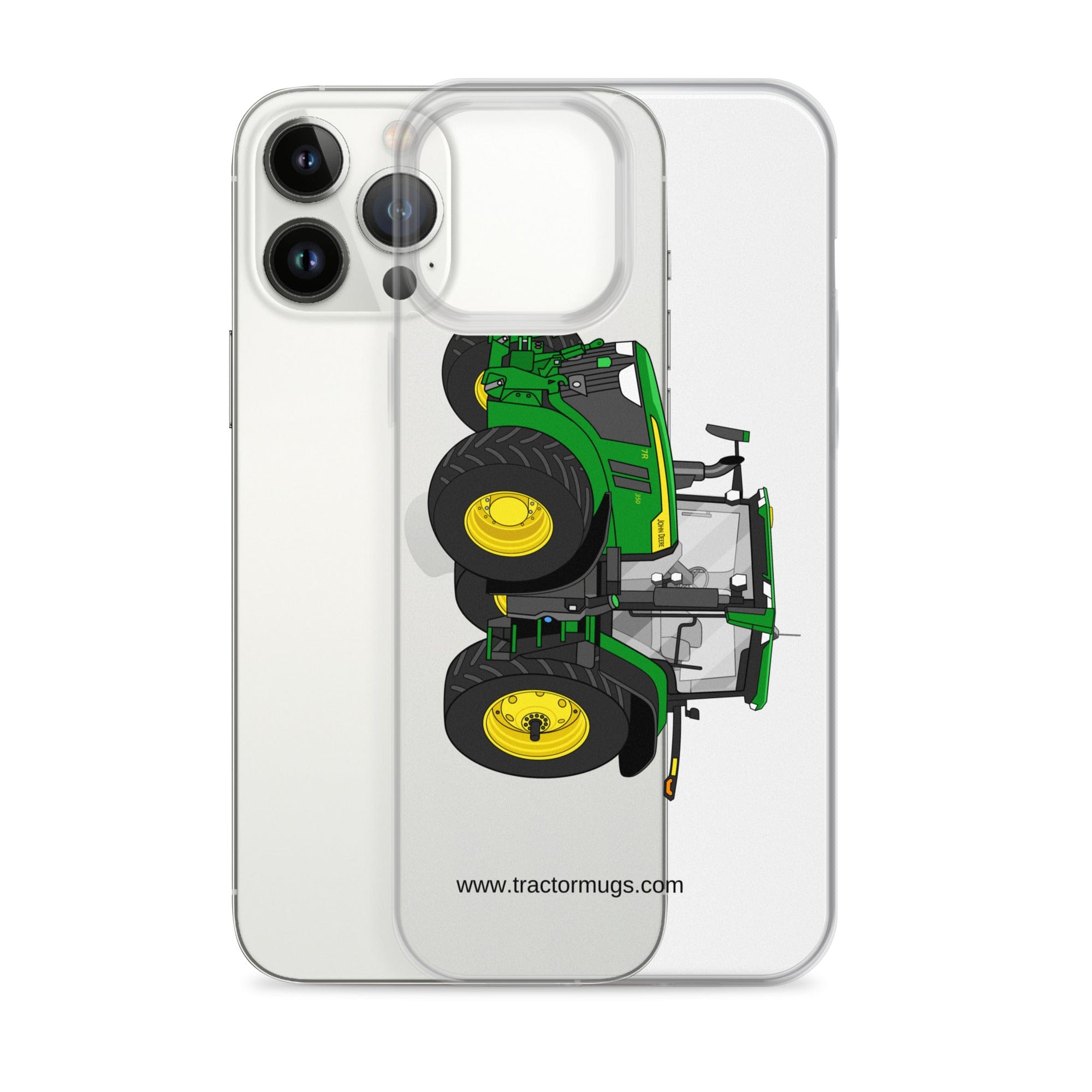 The Tractor Mugs Store John Deere 7R 350 Aut Power | Clear Case for iPhone® Quality Farmers Merch