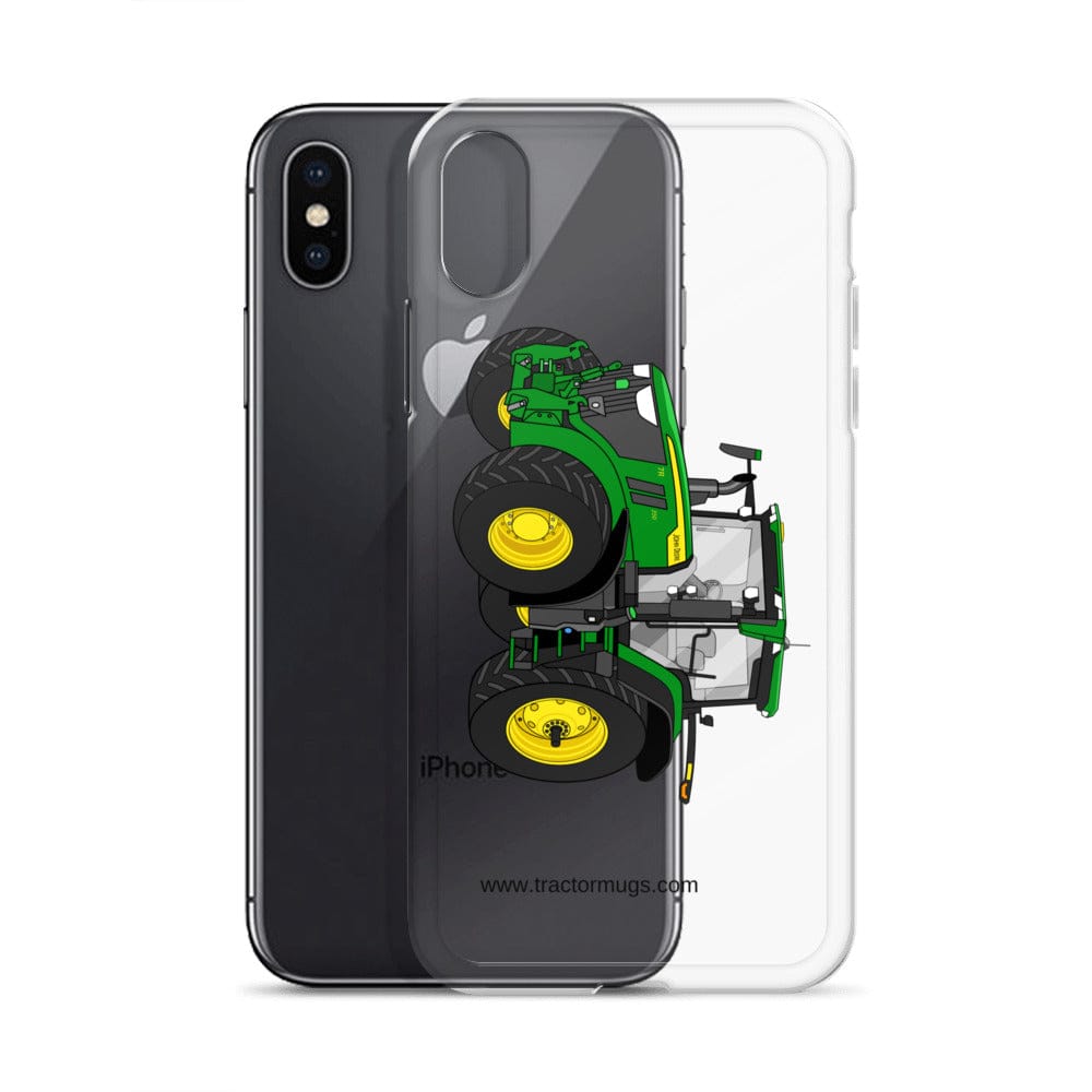 The Tractor Mugs Store John Deere 7R 350 Aut Power | Clear Case for iPhone® Quality Farmers Merch