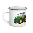The Tractor Mugs Store John Deere 7R 350 Aut Power | Enamel Mug Quality Farmers Merch