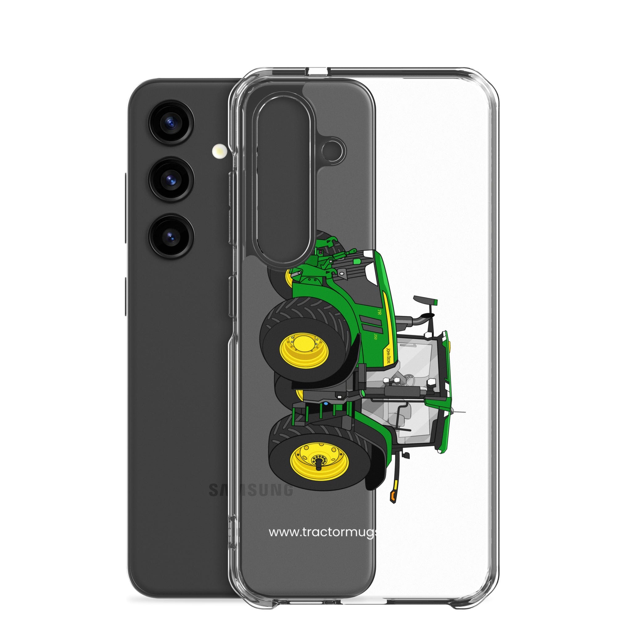 The Tractor Mugs Store John Deere 7R 350 Auto Power | Clear Case for Samsung® Quality Farmers Merch