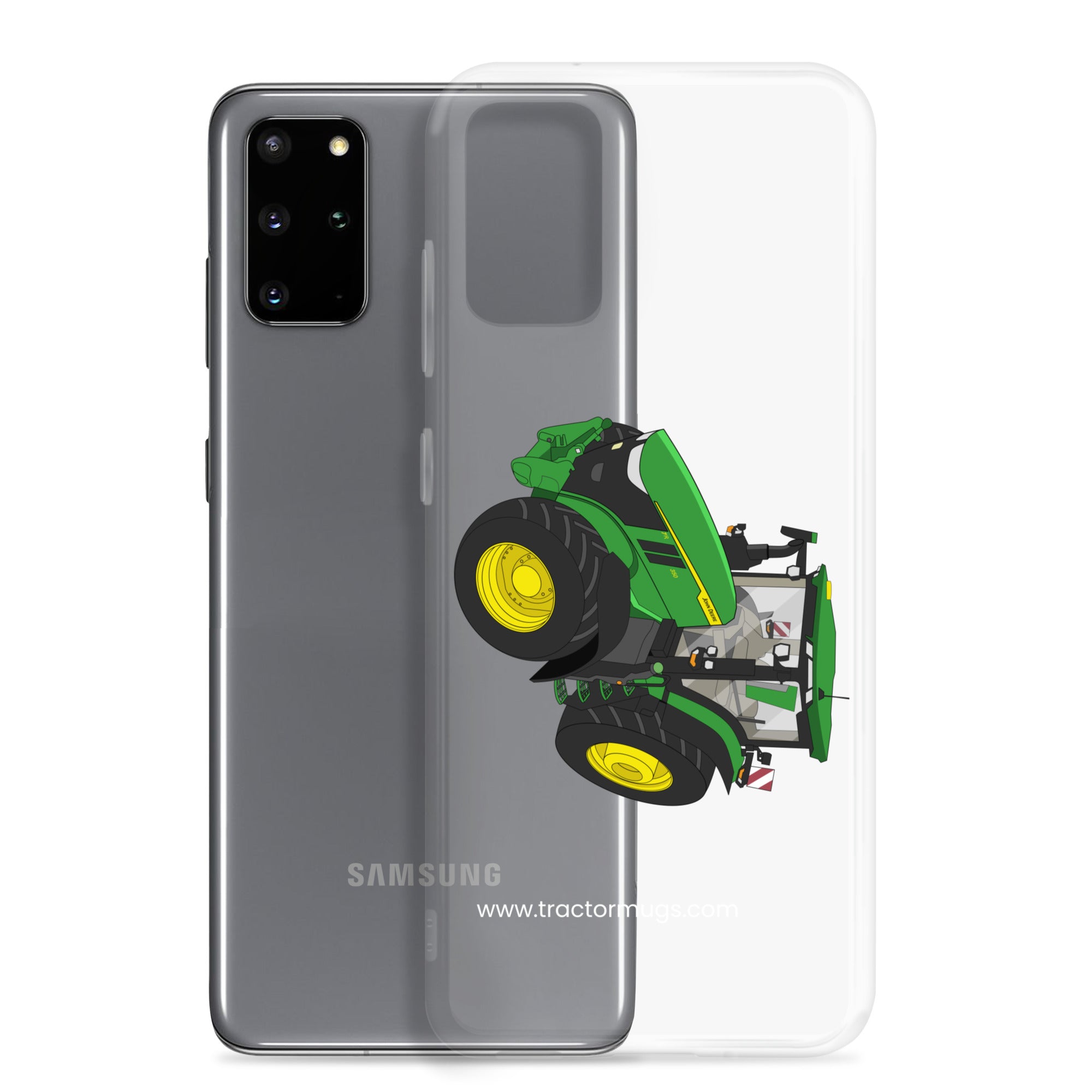 The Tractor Mugs Store John Deere 7R 350 auto power | Clear Case for Samsung® Quality Farmers Merch