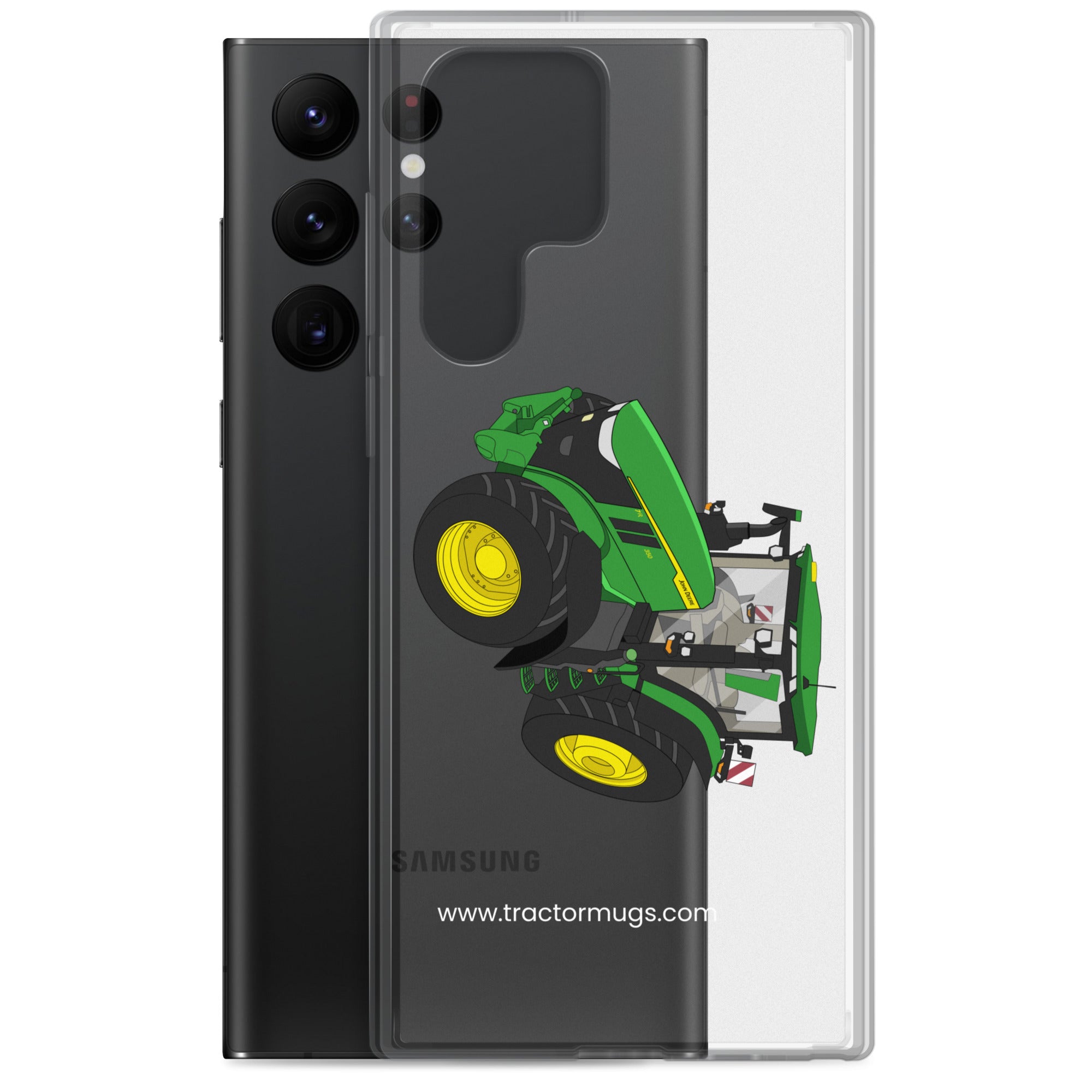 The Tractor Mugs Store John Deere 7R 350 auto power | Clear Case for Samsung® Quality Farmers Merch
