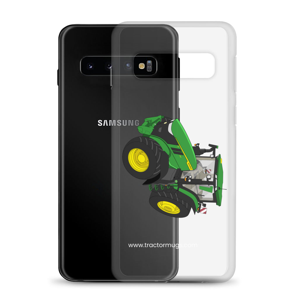 The Tractor Mugs Store John Deere 7R 350 auto power | Clear Case for Samsung® Quality Farmers Merch