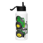 The Tractor Mugs Store John Deere 7R 350 Auto Power | Stainless steel water bottle with a straw lid Quality Farmers Merch