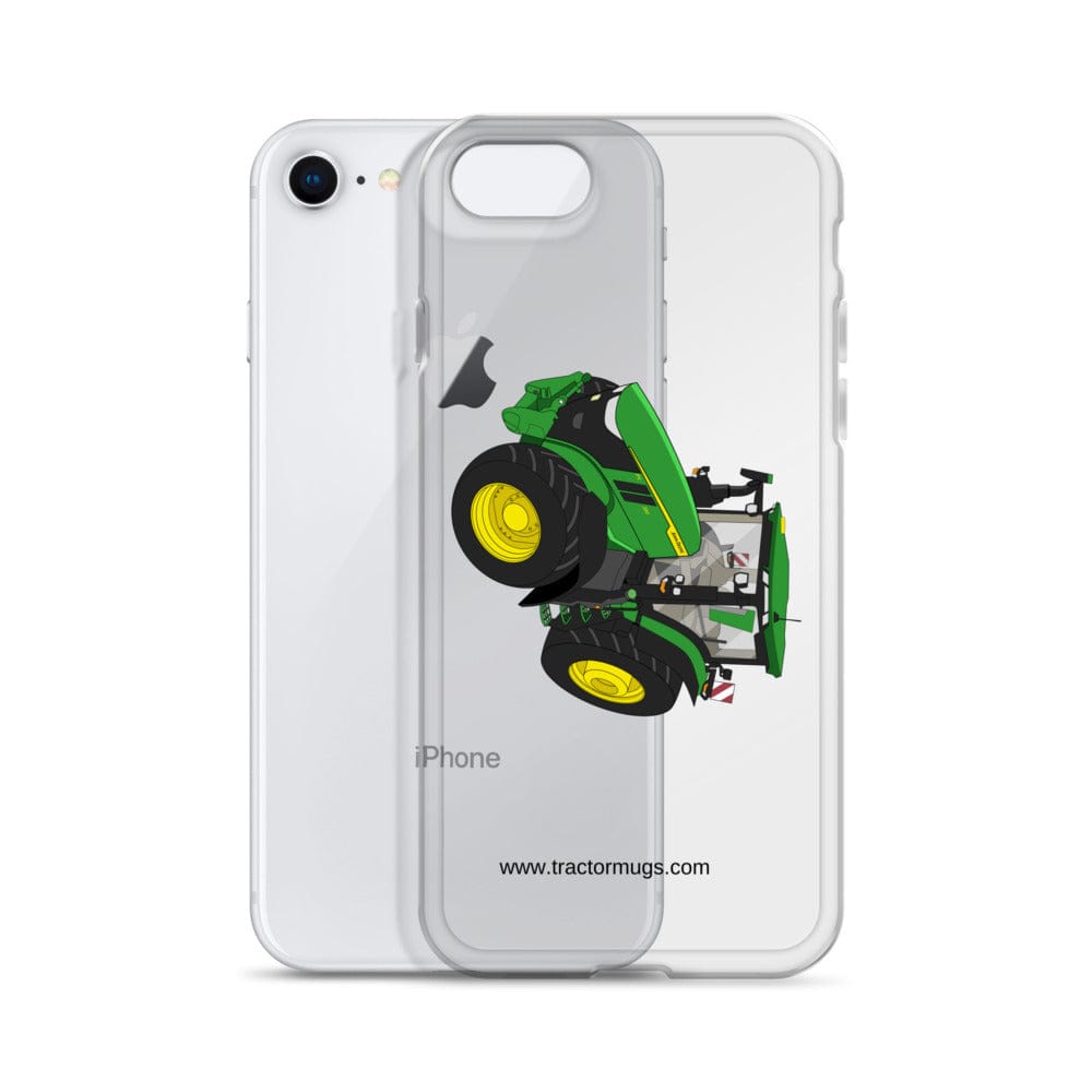 The Tractor Mugs Store John Deere 7R 350 auto powr | Clear Case for iPhone® Quality Farmers Merch