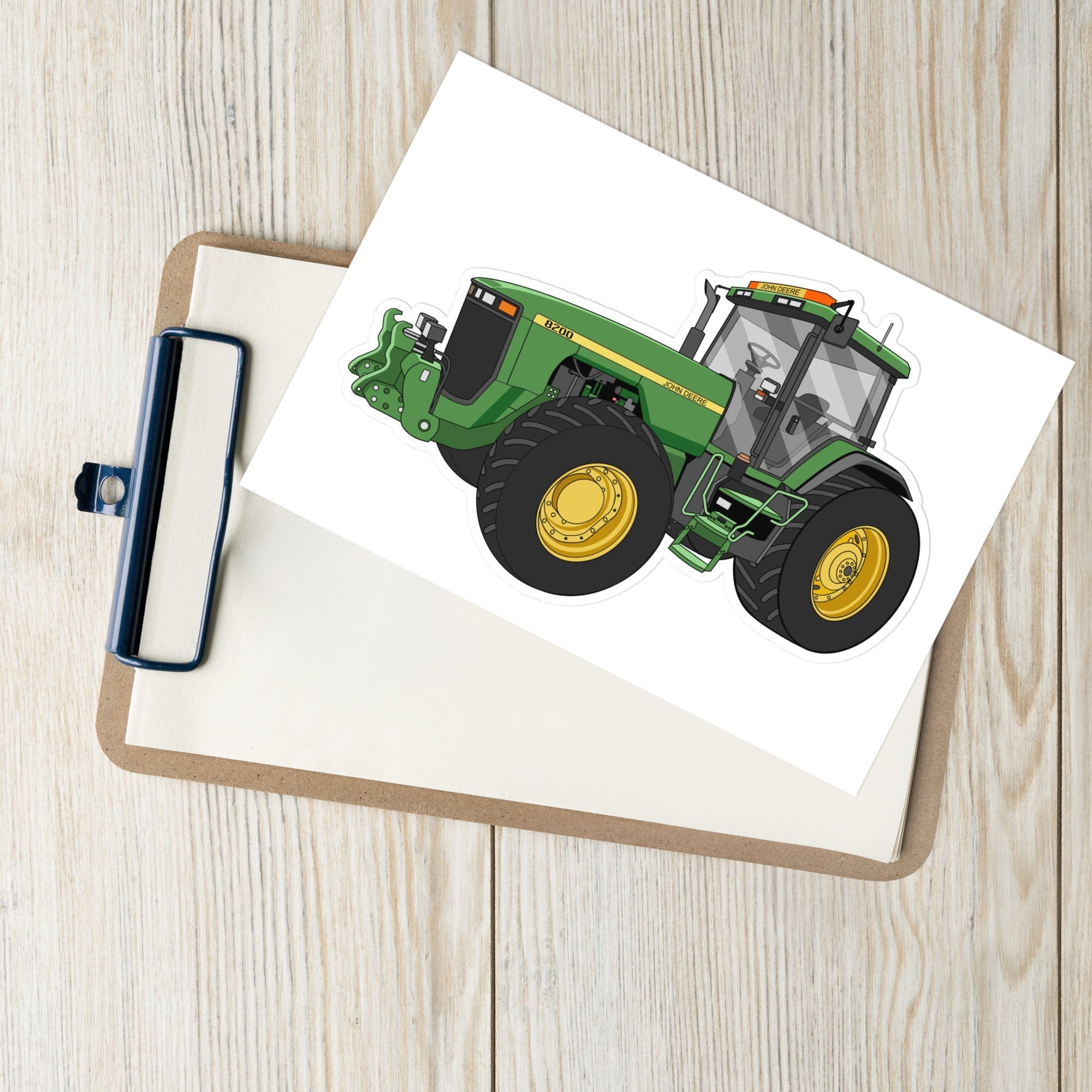 The Tractor Mugs Store John Deere 8200 | Sticker sheet Quality Farmers Merch