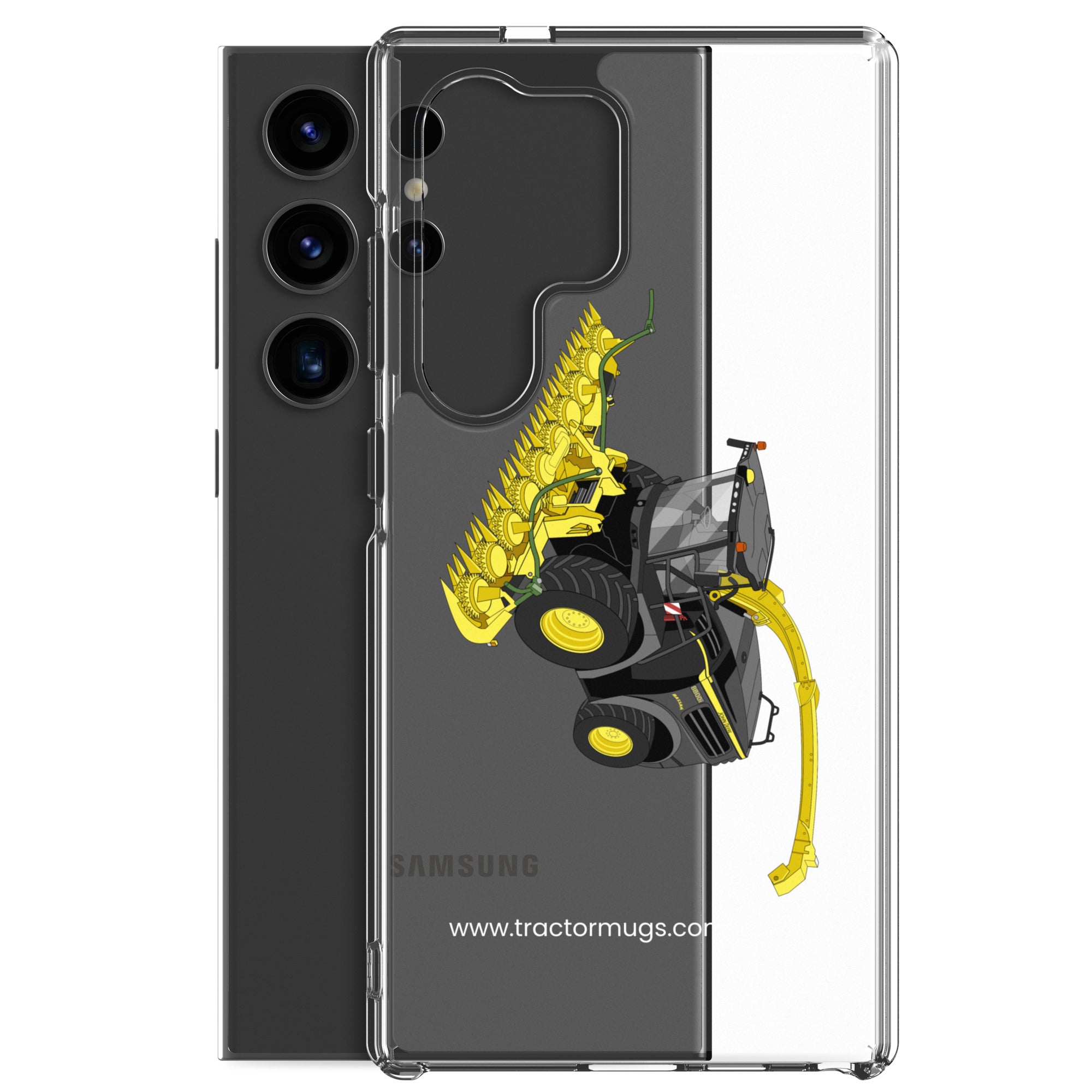 The Tractor Mugs Store John Deere 8800 Black Beauty Silage Harvester | Clear Case for Samsung® Quality Farmers Merch