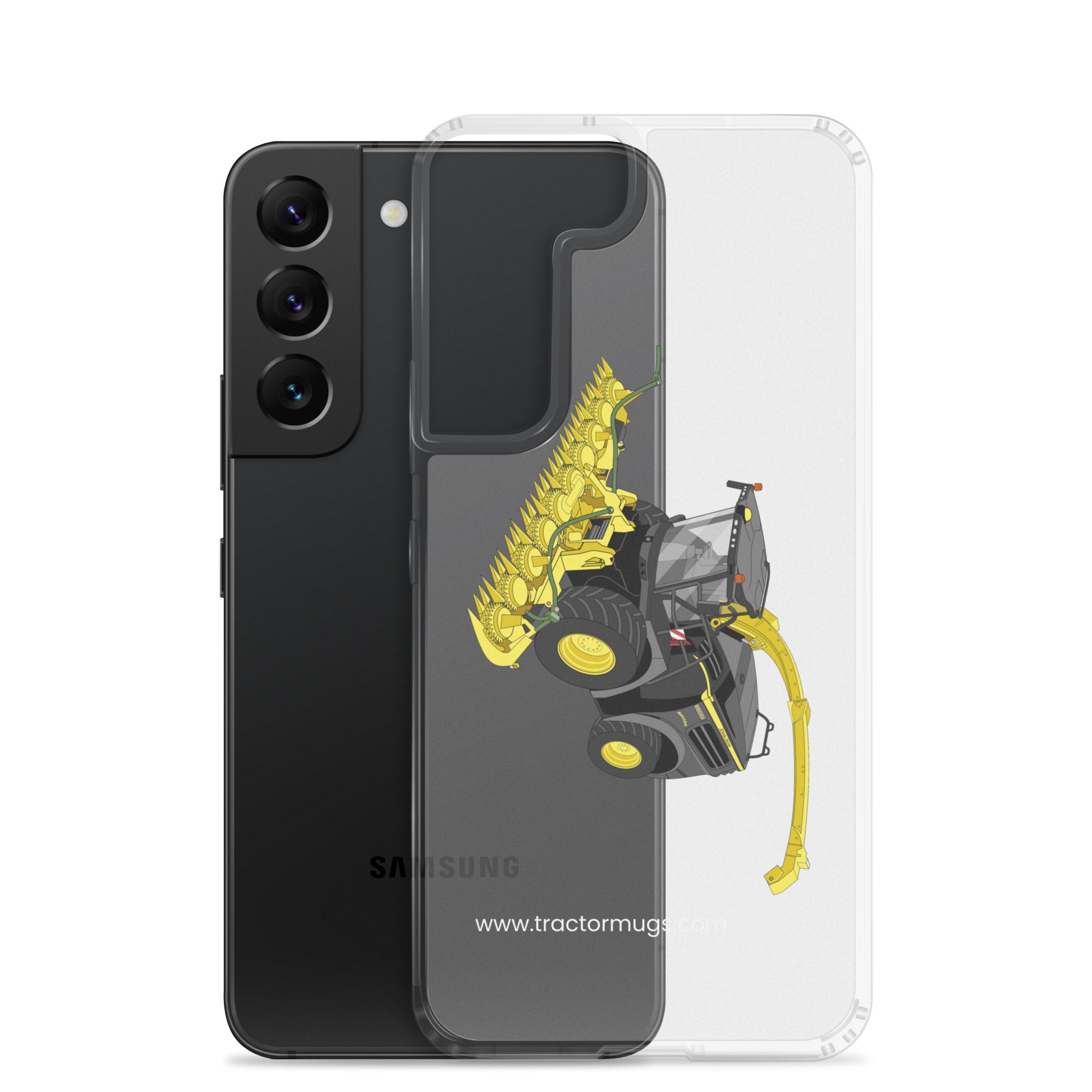 The Tractor Mugs Store John Deere 8800 Black Beauty Silage Harvester | Clear Case for Samsung® Quality Farmers Merch