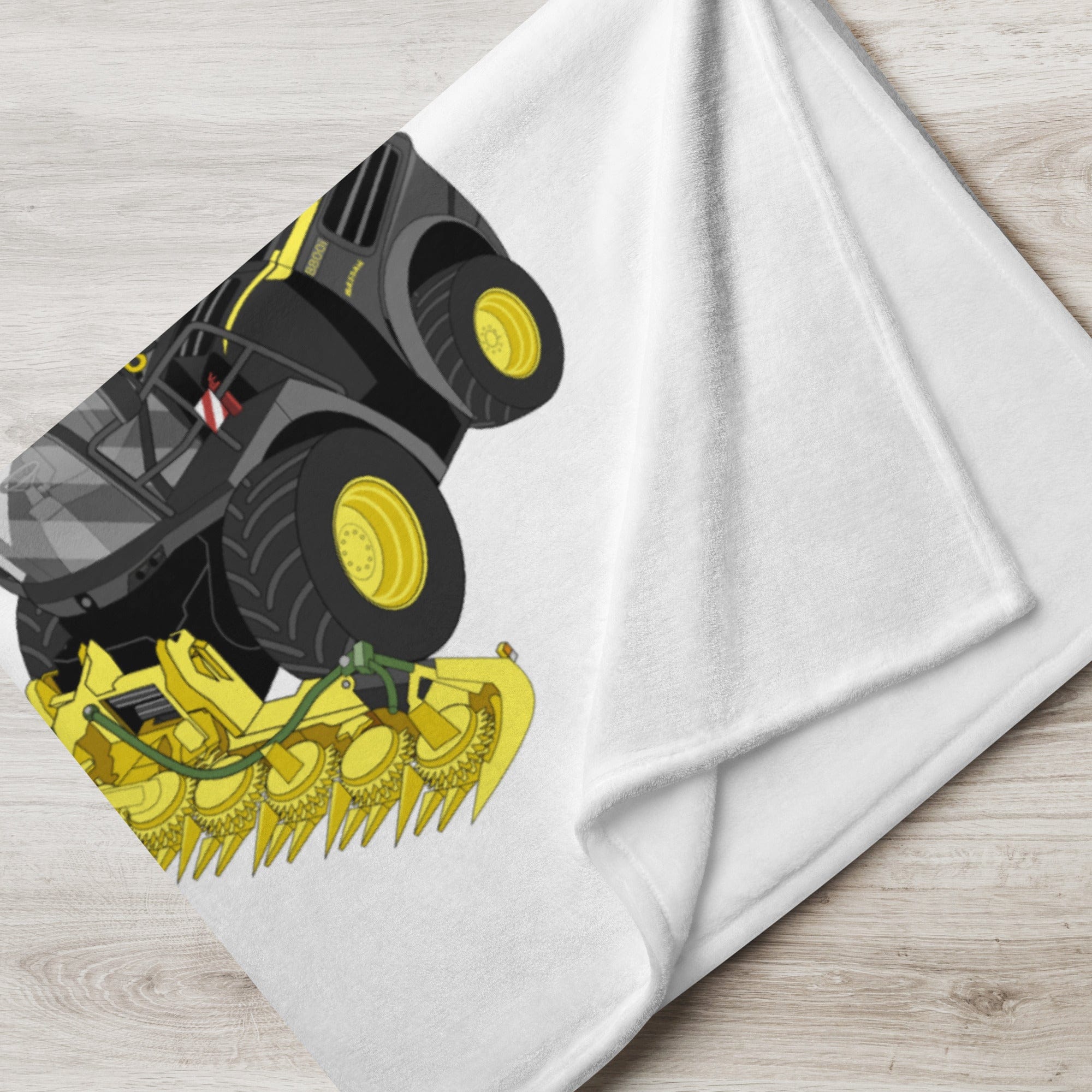 The Tractor Mugs Store John Deere 8800 Black Beauty Silage Harvester | Throw Blanket Quality Farmers Merch