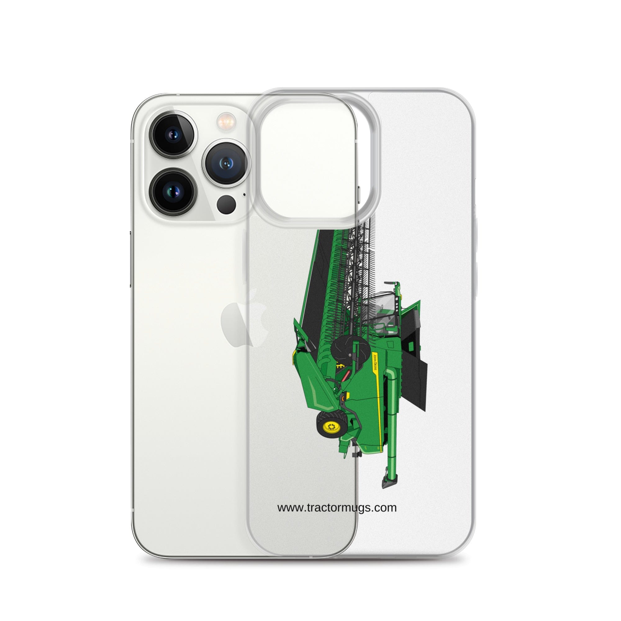 The Tractor Mugs Store John Deere X9 1100 Combine | Clear Case for iPhone® Quality Farmers Merch