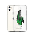 The Tractor Mugs Store John Deere X9 1100 Combine | Clear Case for iPhone® Quality Farmers Merch