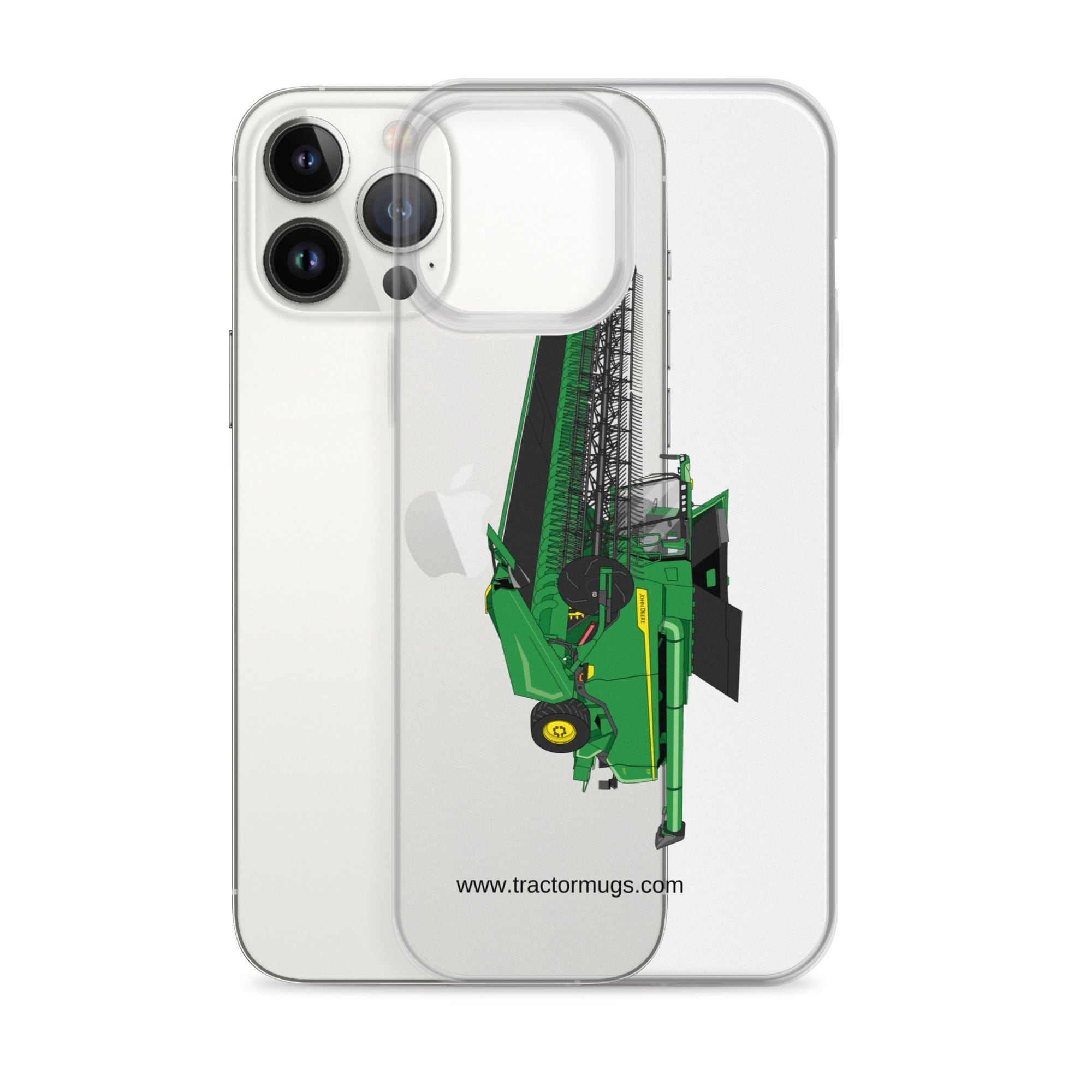 The Tractor Mugs Store John Deere X9 1100 Combine | Clear Case for iPhone® Quality Farmers Merch