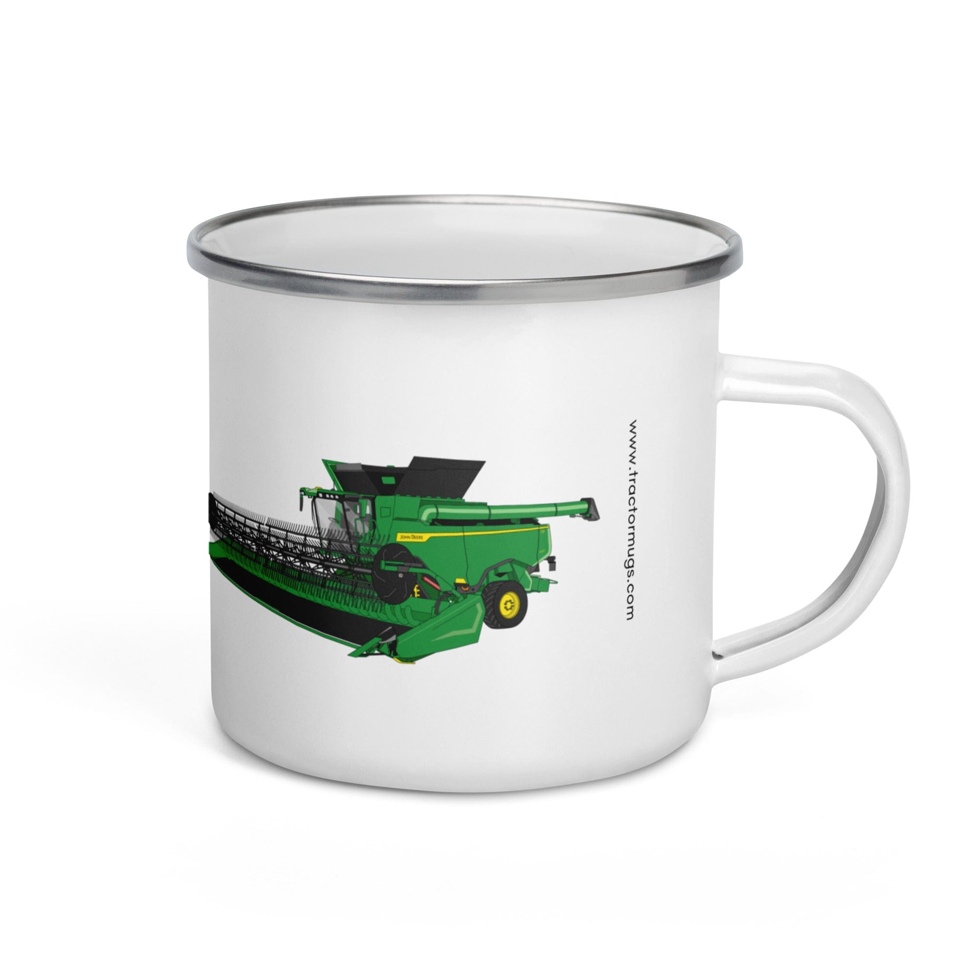 The Tractor Mugs Store John Deere X9 1100 Combine | Enamel Mug Quality Farmers Merch