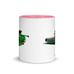 The Tractor Mugs Store John Deere X9 1100 Combine | Mug with Color Inside Quality Farmers Merch