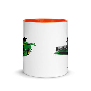 The Tractor Mugs Store John Deere X9 1100 Combine | Mug with Color Inside Quality Farmers Merch