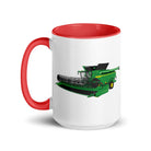 The Tractor Mugs Store John Deere X9 1100 Combine | Mug with Color Inside Quality Farmers Merch